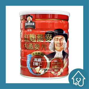 桂格 紅麴蕎麥 大燕麥片 700g/罐 高纖薏仁