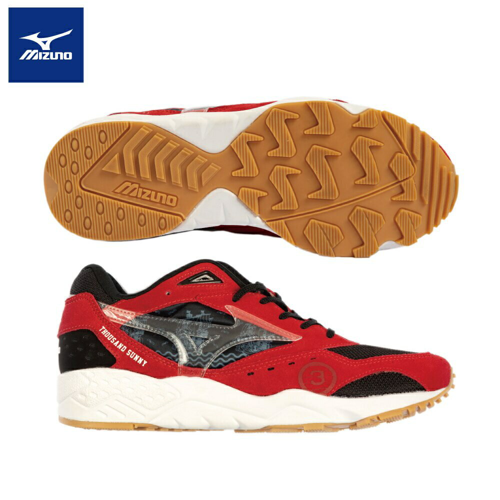 美津濃 MIZUNO 航海王 海賊王 ONE PIECE 千陽號 和之國 紀念鞋 休閒慢跑鞋 D1GG210601 0