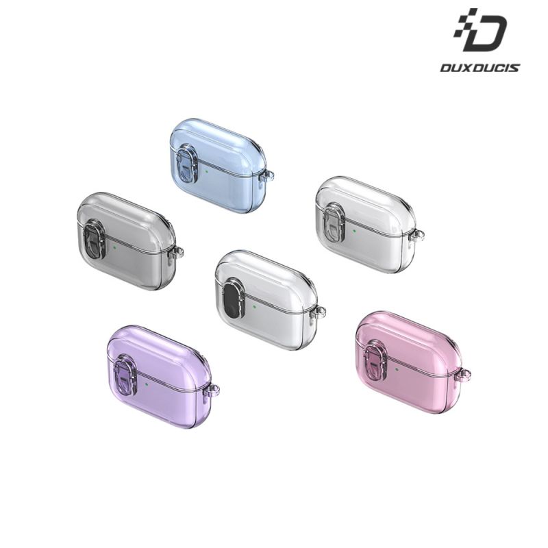 DUX DUCIS Apple 蘋果 AirPods Pro 3 冰晶保護套 保護殼 防摔殼 透明殼 透色殼 按鈕卡扣