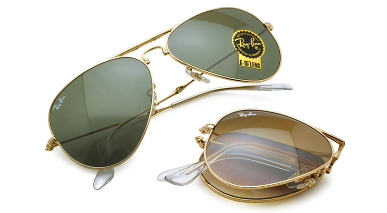 <br/><br/>  Outlet 美國100%正品代購 經典 Ray Ban 雷朋 復古 墨鏡 太陽眼鏡 RB3479 折疊 金邊綠鏡<br/><br/>
