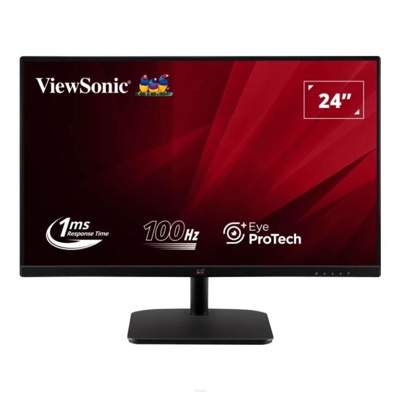 滿額現折220★ViewSonic 優派 VA2432-MHD 24型IPS 100Hz 商用護眼電腦螢幕(內建喇叭/1ms)
