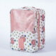 <br/><br/>  韓國旅行防水鞋盒收納化妝包-粉色笑臉<br/><br/>