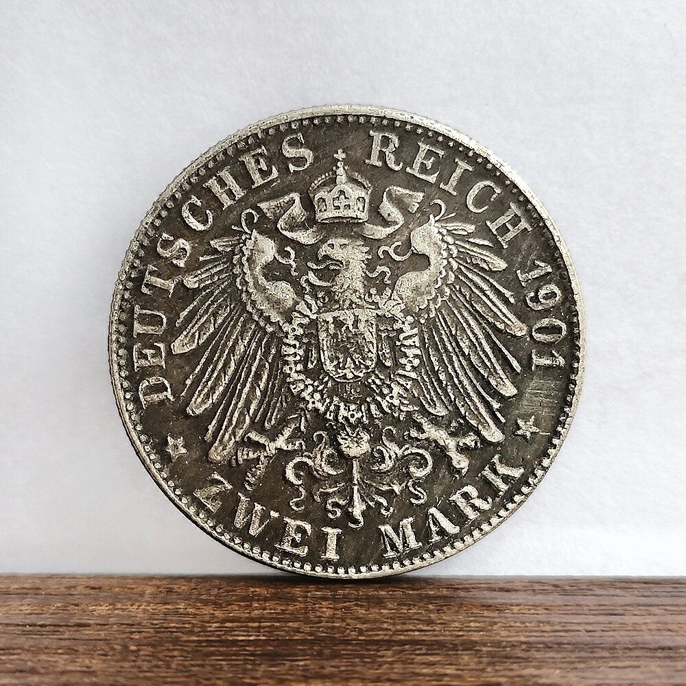 1901德國薩克森長翅2馬克銀硬幣zwei品種紀念幣外國古幣歐洲錢幣| 協貿國際日用品生活3館| 樂天市場Rakuten