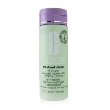 SW Clinique倩碧-468洗面套組 All about Clean All-In-One Cleansing Micellar Milk + Makeup Remover - Very Dry to Dry Combination