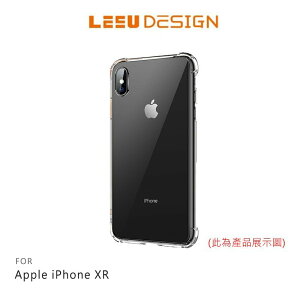 LEEU DESIGN Apple iPhone XR 傲熊冰封 氣囊鋼化玻璃殼【APP下單最高22%點數回饋】