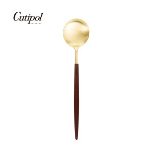 葡萄牙 Cutipol GOA系列【棕金】21.5cm主餐匙
