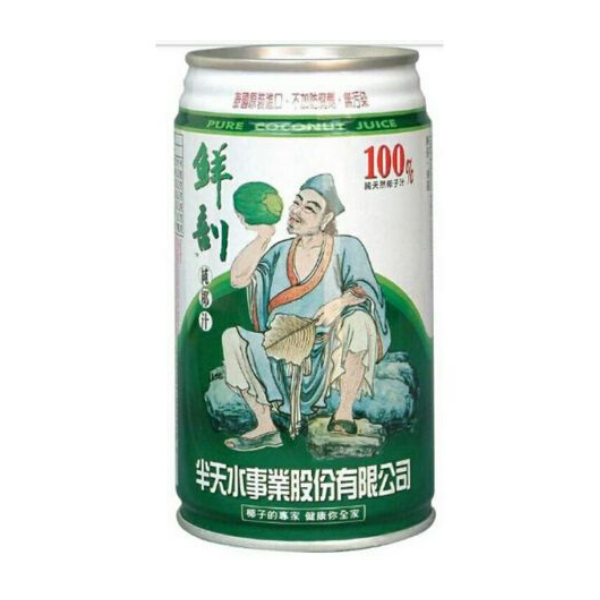半天水鮮剖100%椰子汁 350ml x 24瓶 免運費  椰子汁 椰子水 水果汁 半天水 鮮剖   (HS嚴選) 1