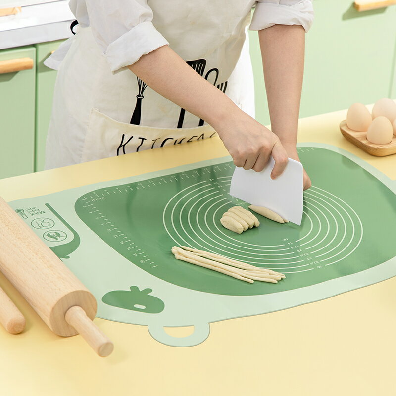 香彩硅膠加厚揉面墊和面做面塑料面板家用食品級板搟面墊廚房烘焙
