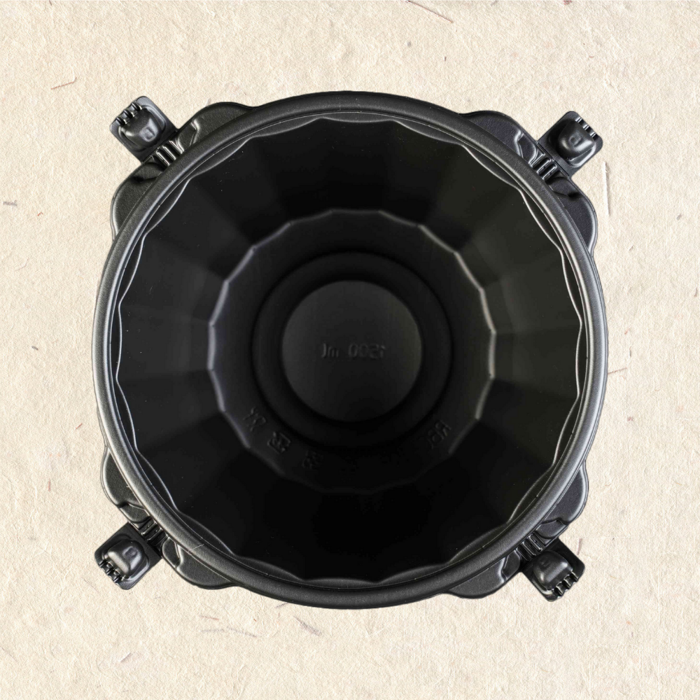 RELOCKS RBC-04 防漏碗 扣式餐盒 微波餐盒 黑色餐盒 自扣盒 外帶餐盒 便當盒 自扣 免洗碗 外帶碗 湯碗 麵碗 餐碗 碗盤 一次性餐盒 環保餐盒 RBC 04 2