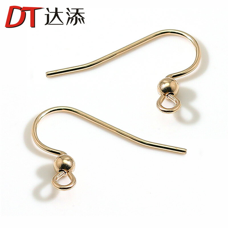 DIY翡翠蜜蠟珠子耳材料手工製作耳14K包金耳品配材料