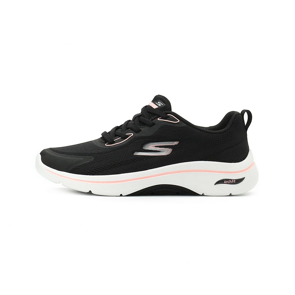SKECHERS GO WALK ARCH FIT 2.0 寬楦運動健走鞋 黑 125346WBKPK 女鞋