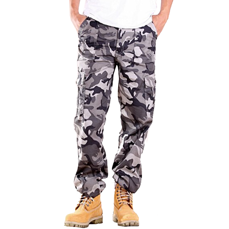 夏日薄款 彈性伸縮 迷彩 大口袋 工作褲 休閒長褲 三色 7357【CS衣舖 】 1