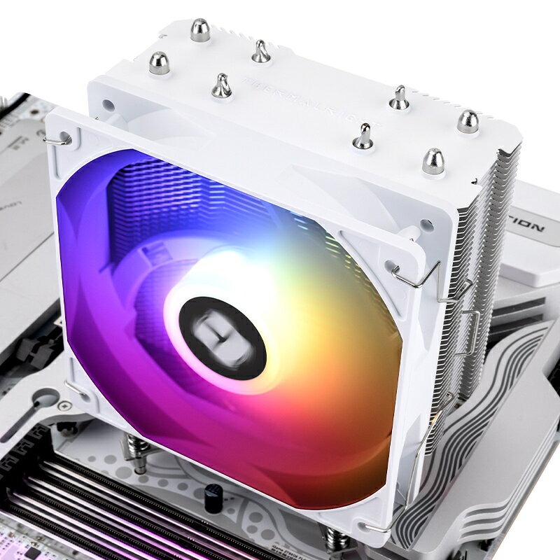 利民AX120R SE ARGB白色LGA1700神光同步4熱管14/15代風冷散熱器【北歐家居生活】