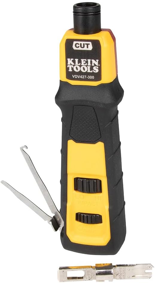 [4美國直購] Klein Tools VDV427-300 網路線電纜打孔工具 Impact Punchdown Tool with 66/110 Blade