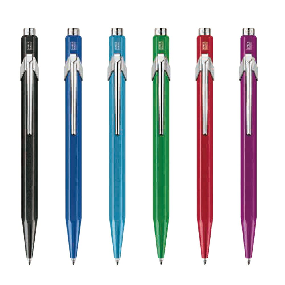CARAN d'ACHE 瑞士卡達 849系列 Metal-X Line 原子筆 共6色 /支 849.140~849.409【CUBE卡最高10%回饋】