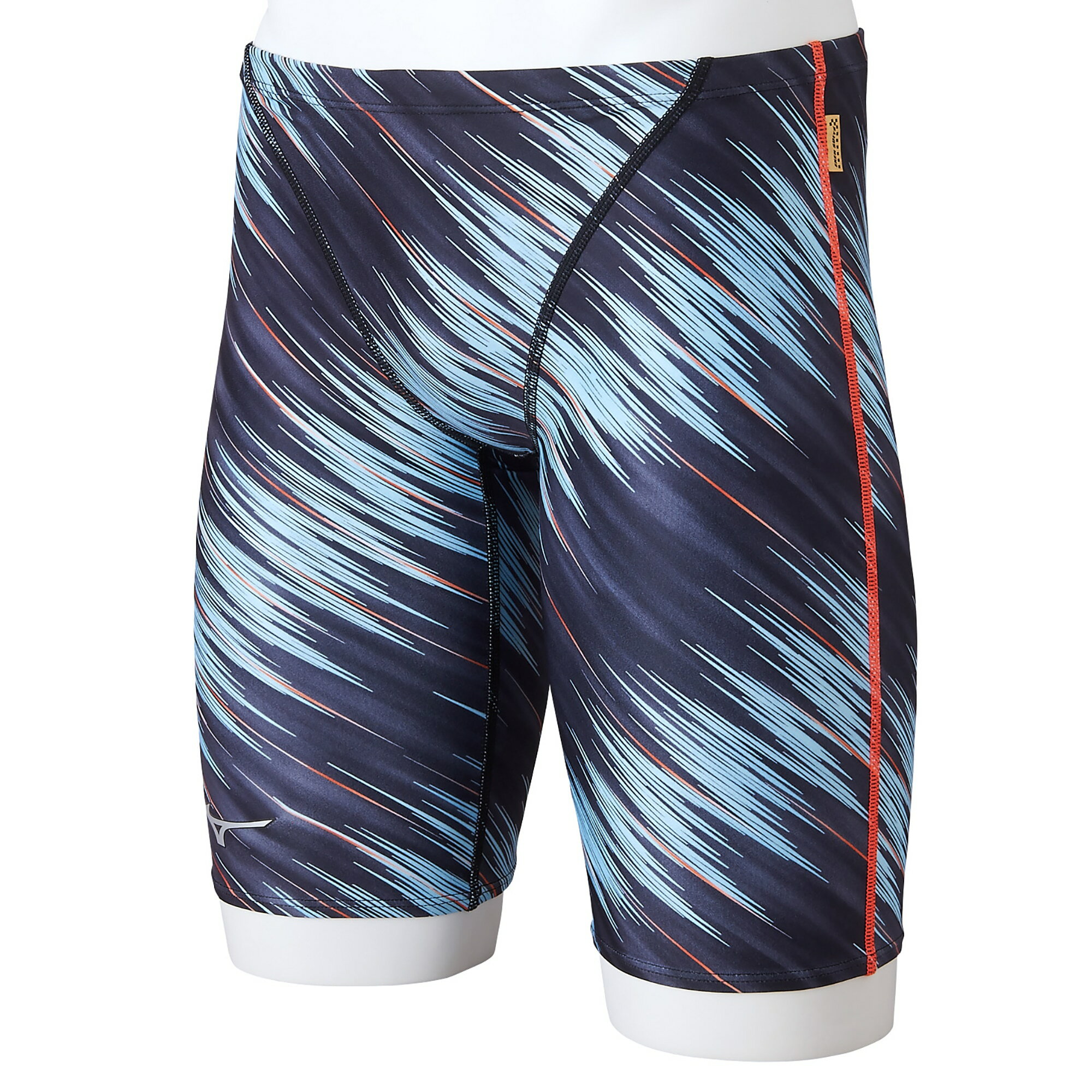 MIZUNO SWIM 過季促銷 EXER SUITS 男泳褲 長四角泳褲 訓練用 N2MBA07392 黑x綠松石