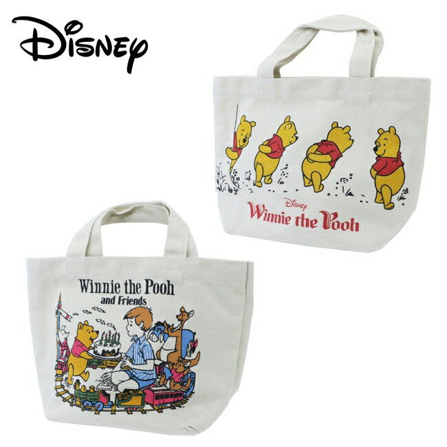 【日本正版】小熊維尼 帆布 手提袋 便當袋 午餐袋 維尼 Winnie 迪士尼 Disney