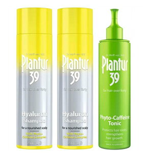 [COSCO代購4] W141155 Plantur 39 玻尿酸咖啡因洗髮露 250毫升 X 2入 + 頭髮液組合 200毫升 X 1入