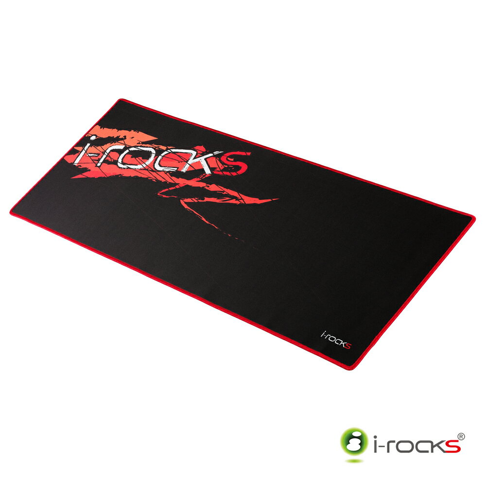 i-Rocks 艾芮克 IRC20W 紅色 ROCK系列 大尺寸滑鼠墊 [富廉網]