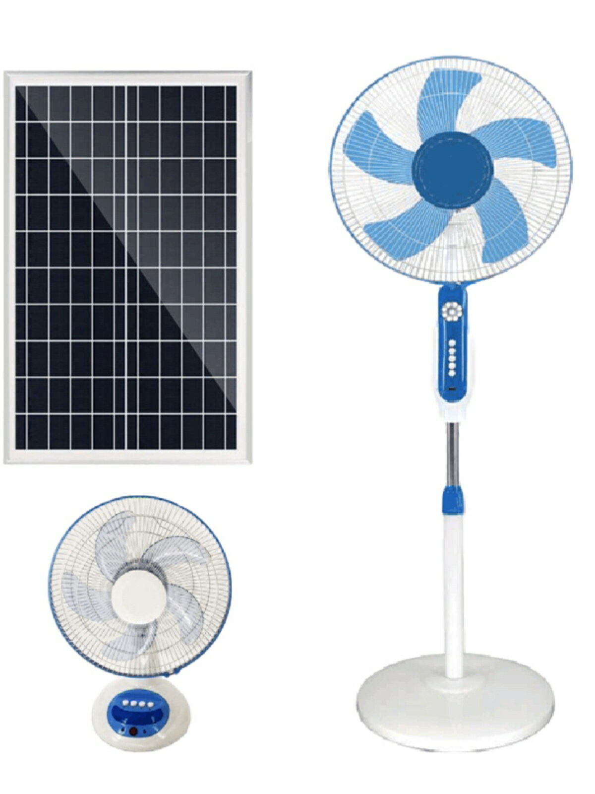 {可打統編 保固一年}純銅USB遙頭太陽能空氣充電風扇落地扇12伏家用靜音戶外大風力 4