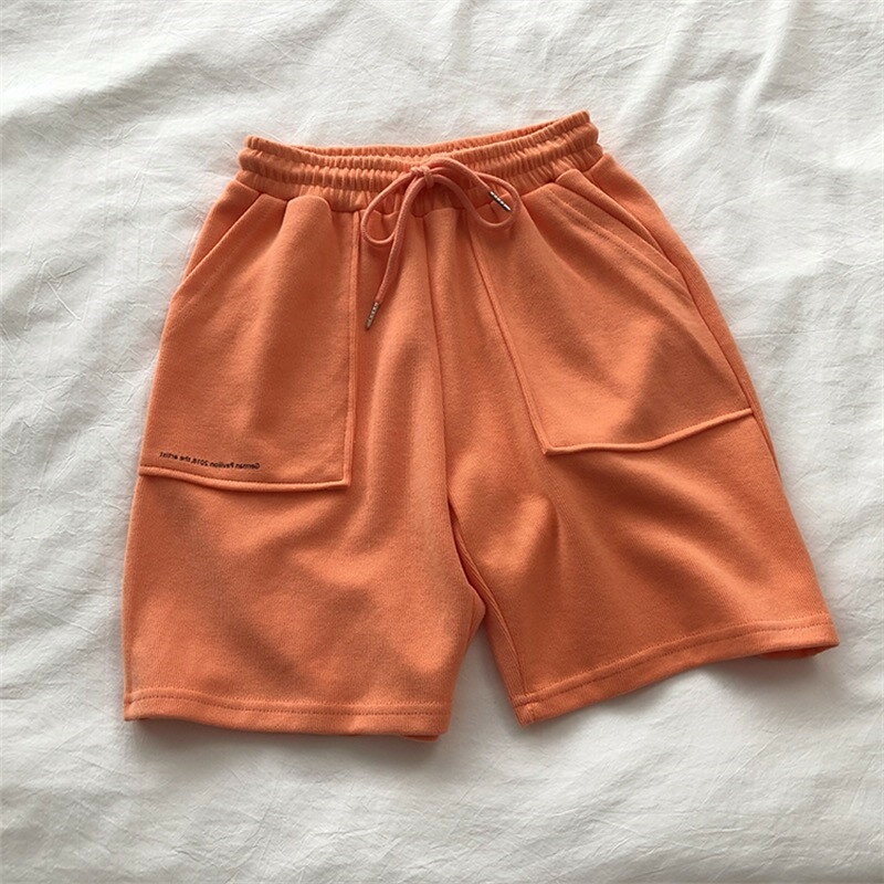 運動褲女新款夏季高腰闊腿五分短褲休閑居家直筒睡褲ins超火 3