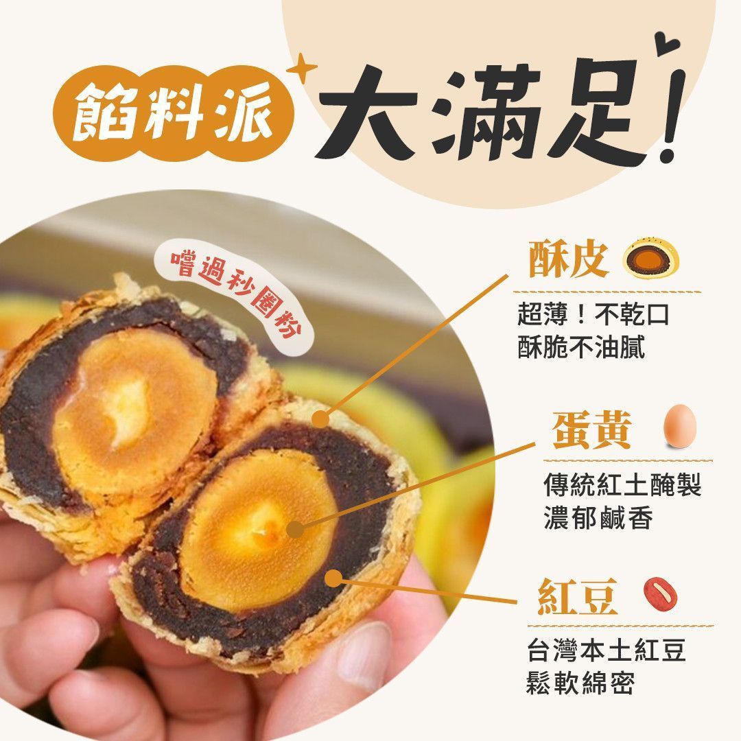 好運雙響12入經典禮盒(此商品為6顆蛋黃酥+6顆鳳黃酥)