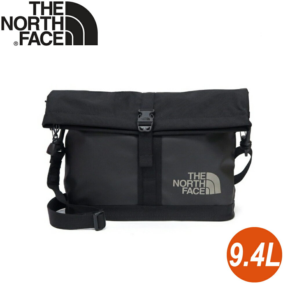 【The North Face 插扣式可調節單肩包《黑/瀝青灰》】8BK6/斜揹包/側肩包/情侶包