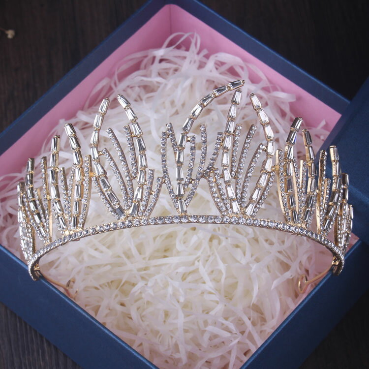 新娘皇冠頭飾奢華大氣巴洛克王冠結婚飾品婚紗禮服配飾2022款韓式