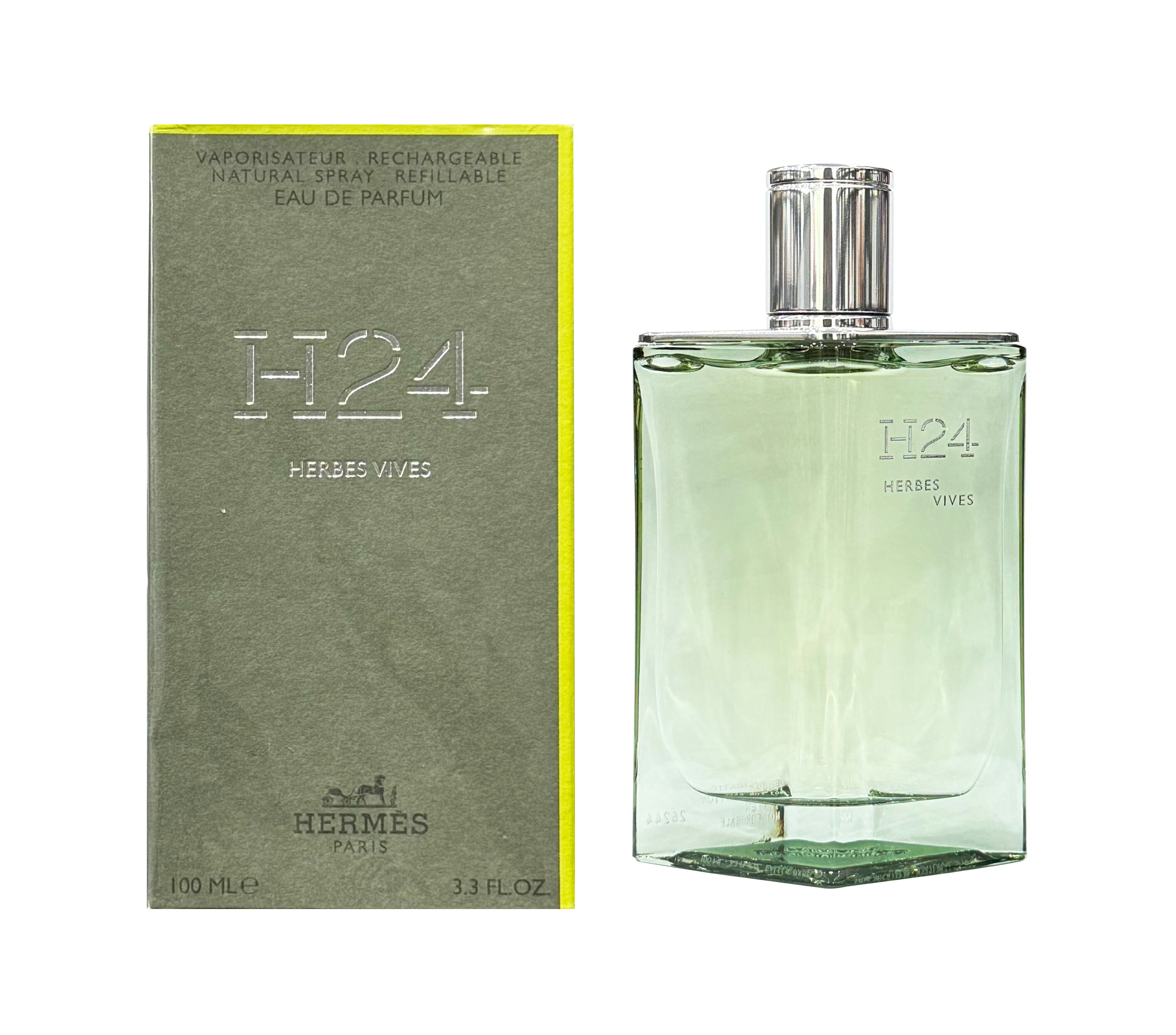 HERMES 愛馬仕 H24 HERBES VIVES 綠動淡香精 100ml~優惠價:2400元｜岡山戀香水