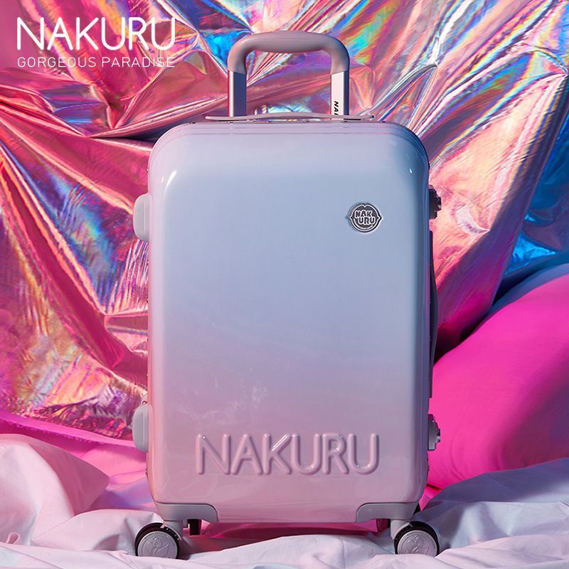 NAKURU新款行李箱女高顏值密碼18寸大容量結實耐用29拉桿登機仙女-貼心優衣家居