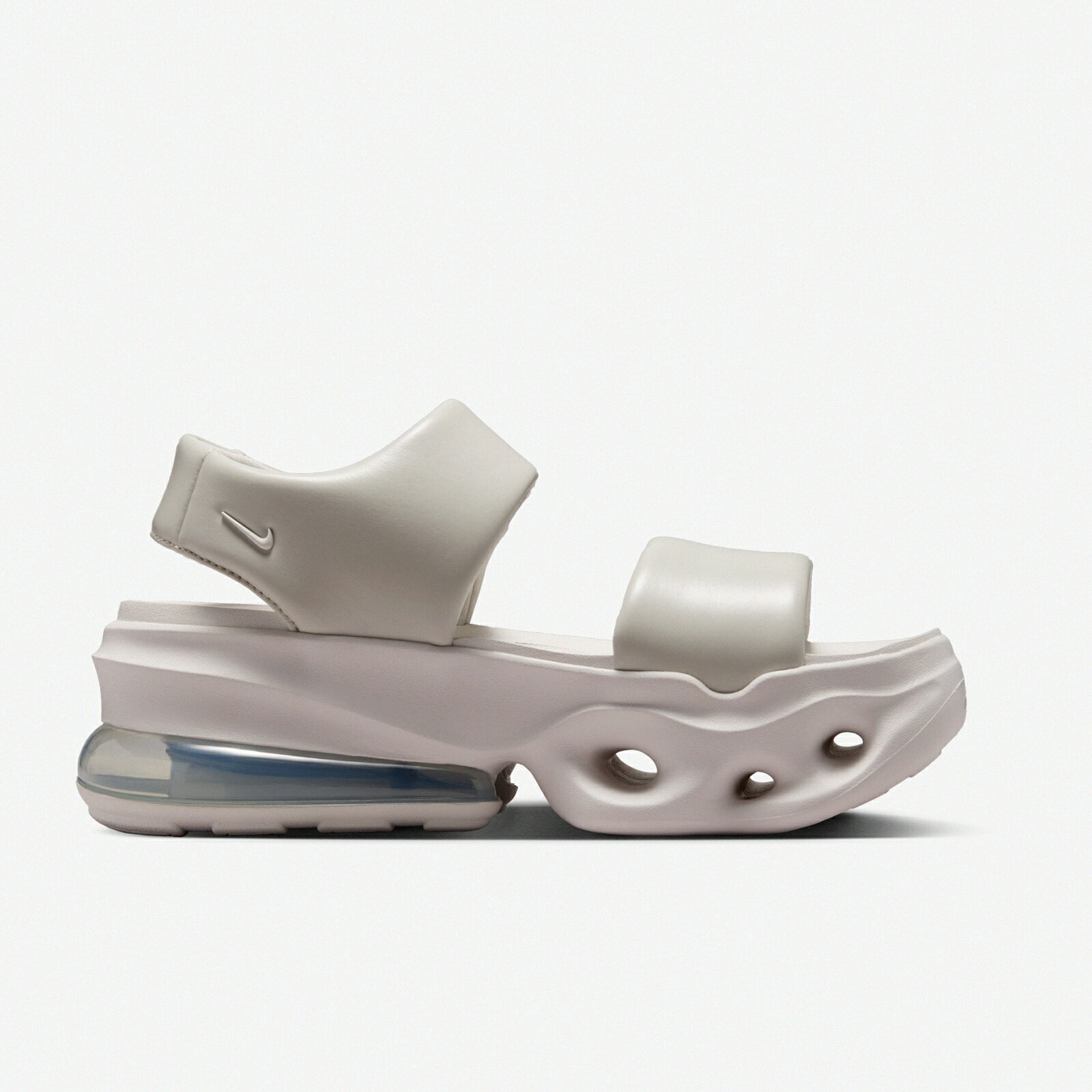 Nike 涼鞋 W Air Max Halo 女鞋 米白 厚底 日系 氣墊 魔鬼氈 IO1959-002