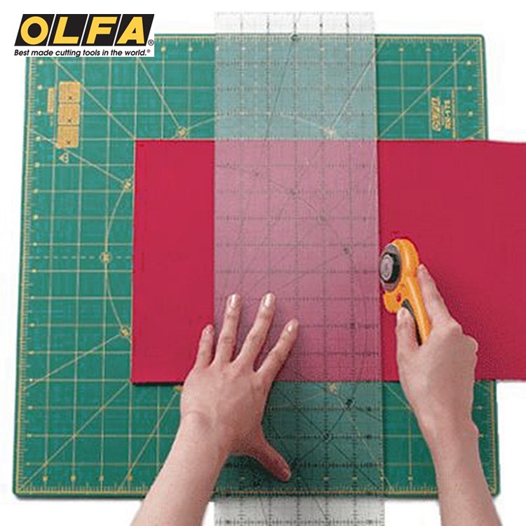 耀您館★日本製OLFA可360度旋轉47x47公分切割墊板美工墊RM-17S桌墊裁切墊版切布墊模型墊工作墊工藝墊子切割板