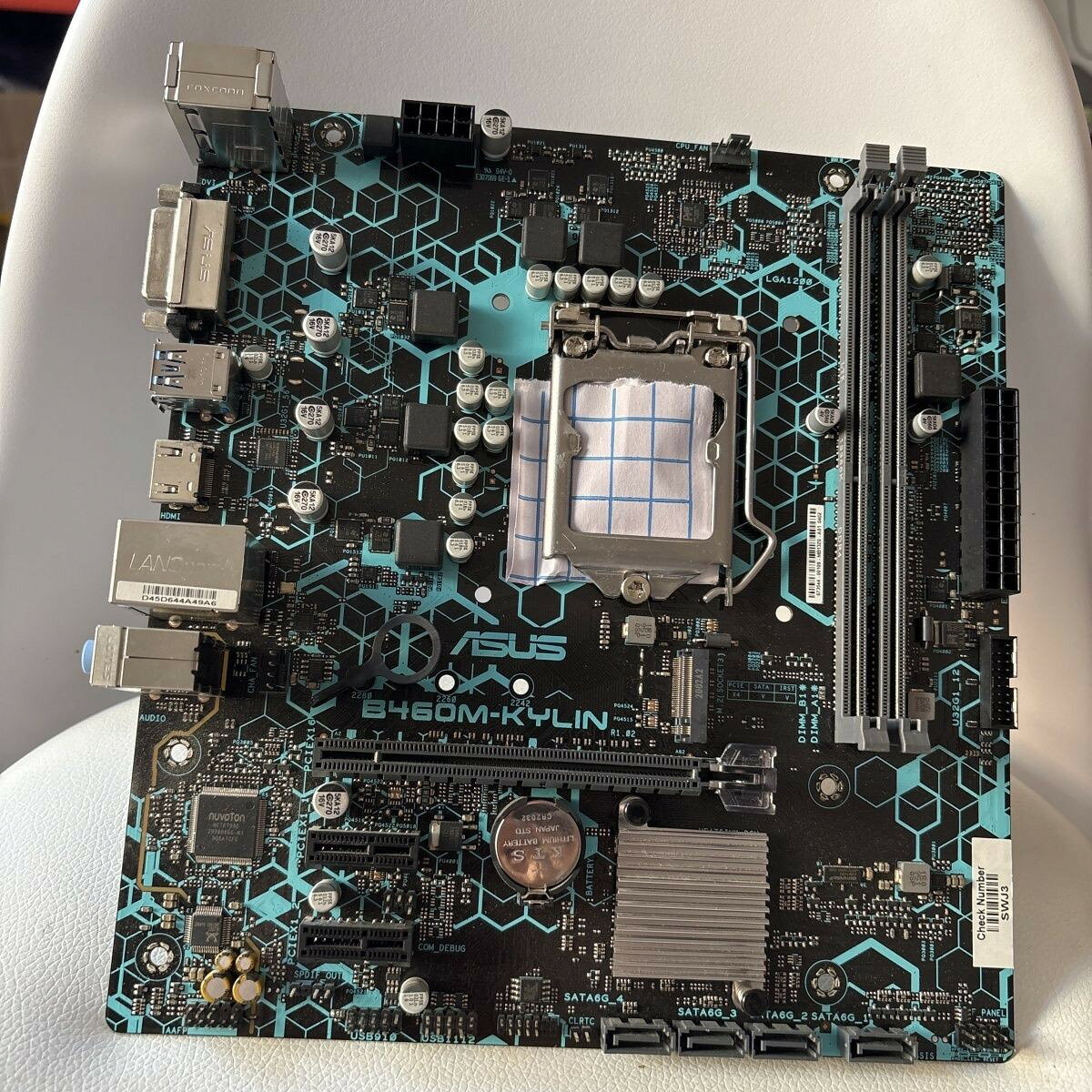 ASUS華碩B460M B250M主機板 支援M.2硬碟 DDR4記憶體 HDMI介面 無擋板 電腦組裝升級