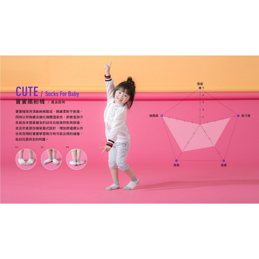 FOOTER 雙色Baby氣墊襪兒童襪 童襪 除臭襪 運動襪 襪子 (童ZH198) 6