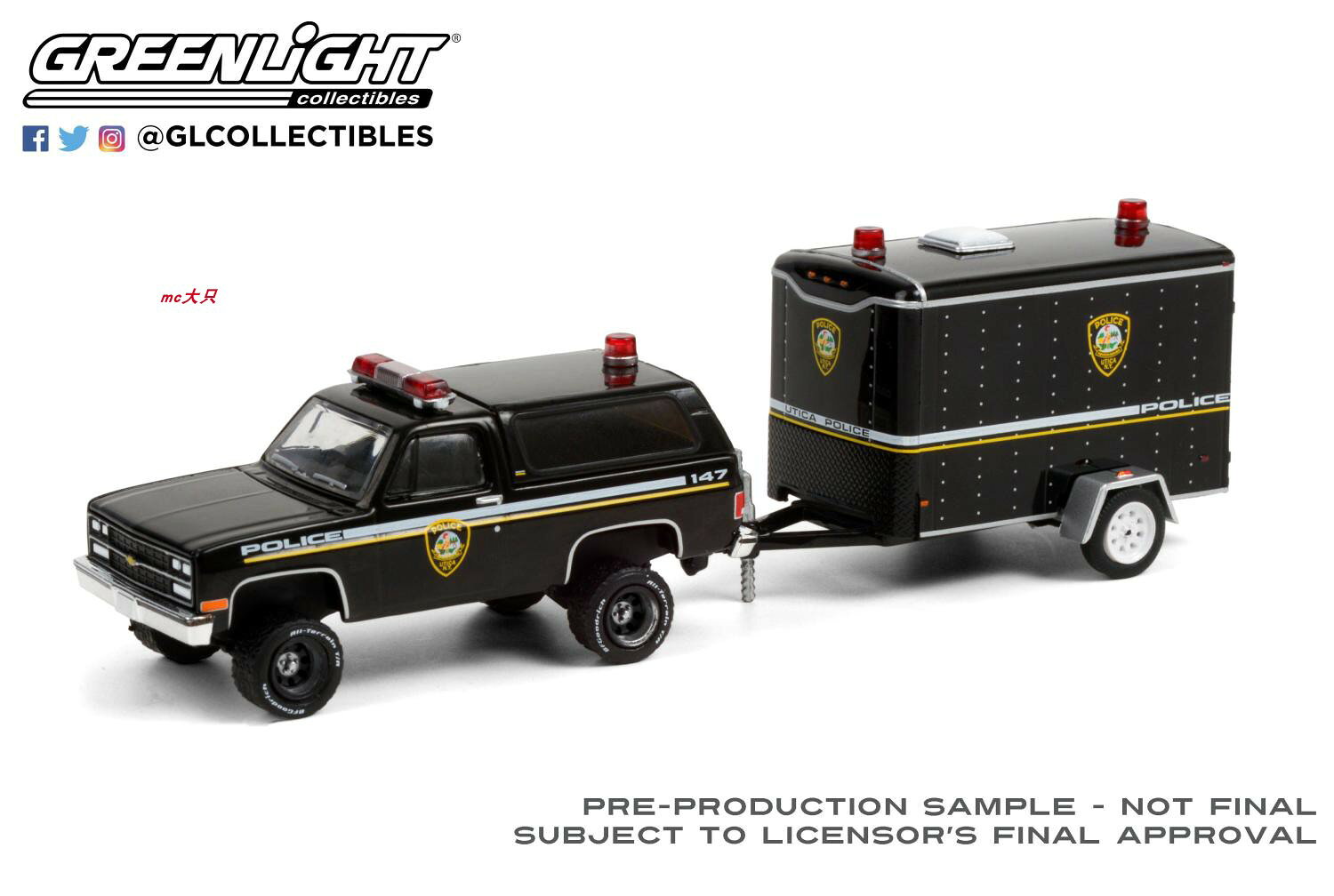 GreenLight綠光 1:64 1990 Chevrolet K5 Blazer