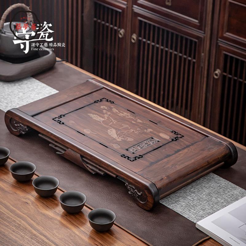 免運 工廠直銷 茶盤 功夫茶具茶盤 託盤 馬到成功茶盤 家用功夫茶具 竹製小型茶臺 儲水託盤 簡約實木幹泡茶座店長推薦/特惠 工廠現貨出 特價出 全館折扣 售後保障 zm5319