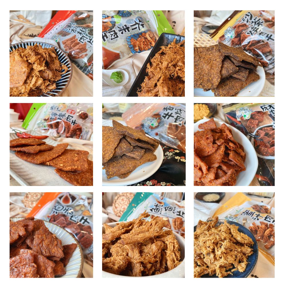 【今晚饗吃】富貴香-團購超夯祝涮嘴 肉乾系列 9款(全素)180G~260g(15包以上請選賣家宅配) 1