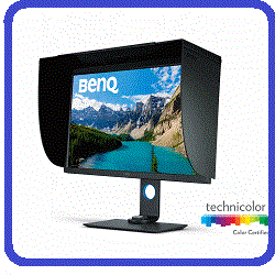 BenQ 32吋 SW320 4K2K 32型專業色彩管理寬螢幕搭載日系頂規 IPS 面板 附專業遮光罩/ OSD控制器