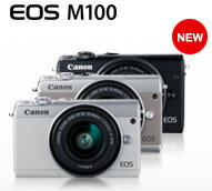 139111  EOS M100(白)新機上市首購禮：加贈一顆 LP-E12 原廠電池★★★ 全新原廠公司貨含稅附發票★★★