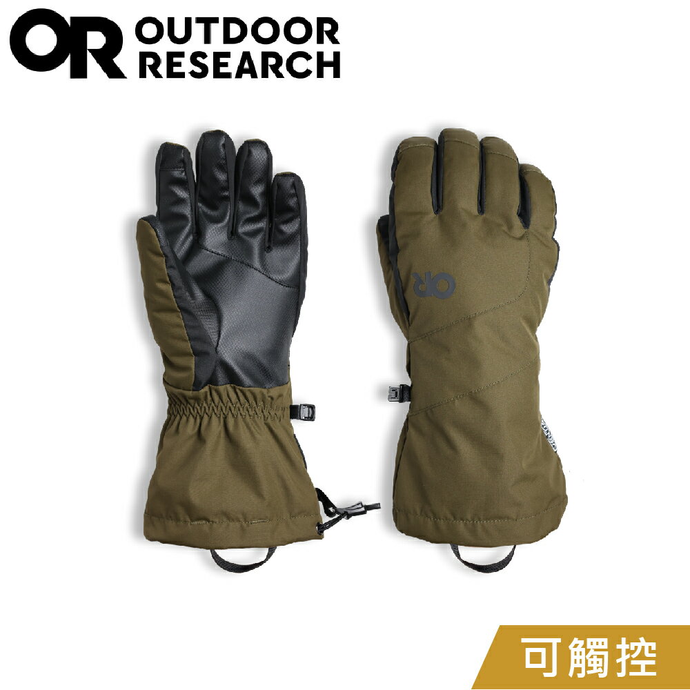 【Outdoor Research 美國 男 防水防風透氣保暖手套《深橄欖綠》】322578/薄手套/機車手套/防滑手套