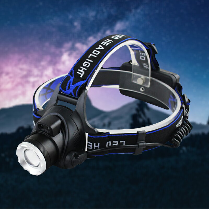 感應頭燈 LED頭燈 頭戴式頭燈 釣魚頭燈 工作頭燈 登山頭燈 露營頭燈 探照燈【OF0002】普特汽車精品