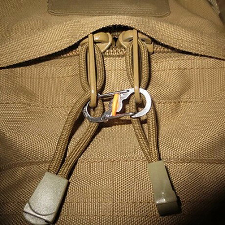 不銹鋼快掛扣防盜鎖定創意8字背包扣迷你鑰匙扣EDC戶外隨身快掛扣 4