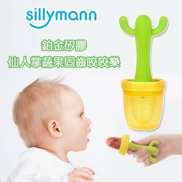 韓國 sillymann 鉑金矽膠仙人掌咬咬趣
