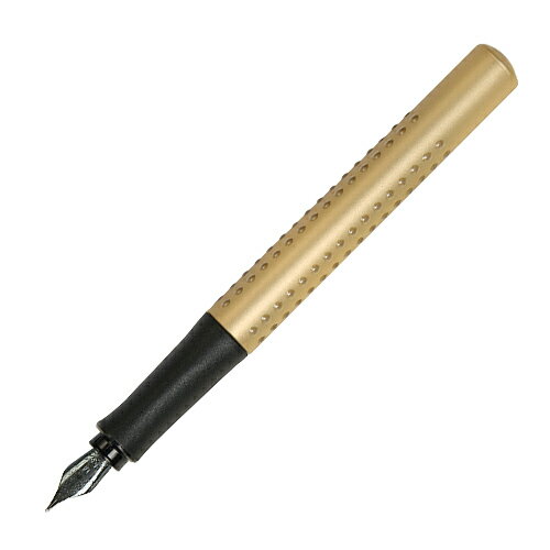 【FABER-CASTELL】輝柏 馬卡龍系列好點子握得住金色 M/F/EF筆尖 鋼筆 / 支 140927/140932/140929