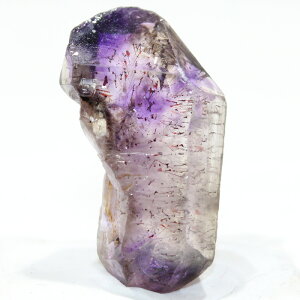 石頭標本 如鴻紫超七水晶原石骨干閃靈鉆靈修冥想能量療愈石頭礦物標本【MJ7726】