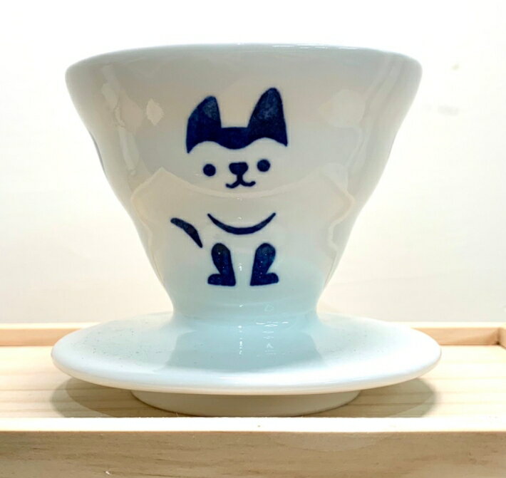 金時代書香咖啡 Hario V60青花瓷01濾杯-旺財 VDC-01-SHIBA