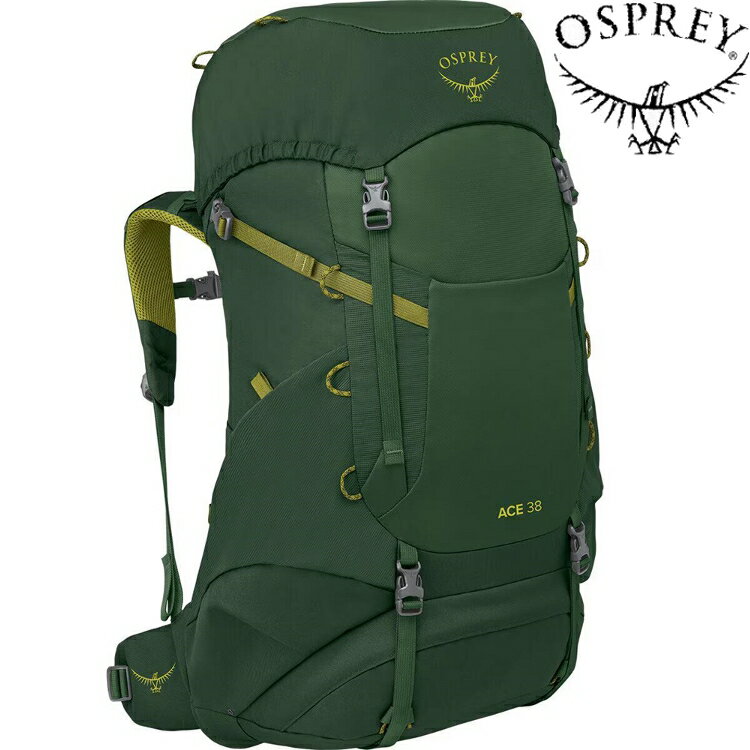 Osprey Ace 38 登山背包 5-11歲 兒童款 38L 綠冠葉綠 Green Canopy
