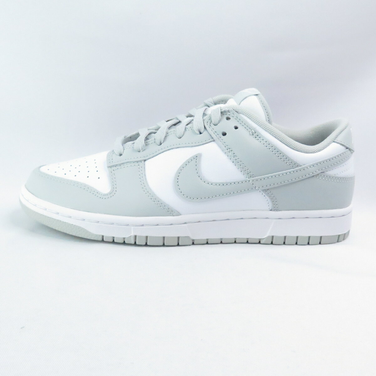 NIKE Dunk Low Retro 男款休閒鞋低筒經典款DD1391103 白x霧灰【iSport