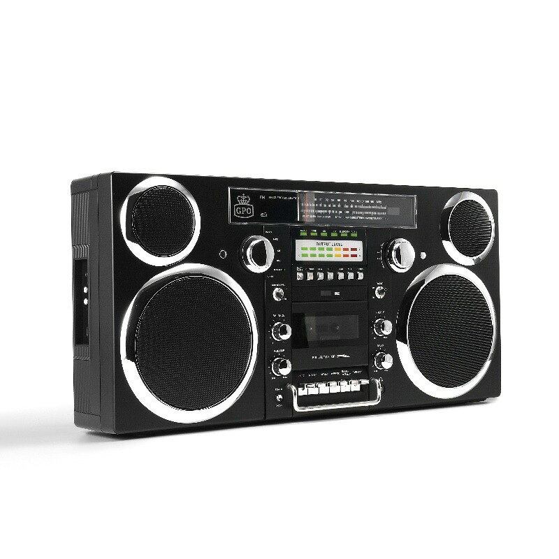 【大功率藍牙音響】手提復古收音機 CD播放器 磁帶機 多功能戶外音響 工業設計 音質優異
