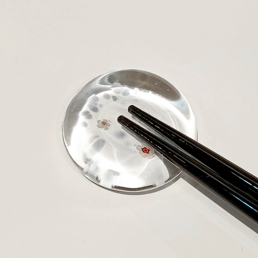 日本津輕琉璃春季筷架-梅 春季 梅花 筷架 送禮 日本製 手工製